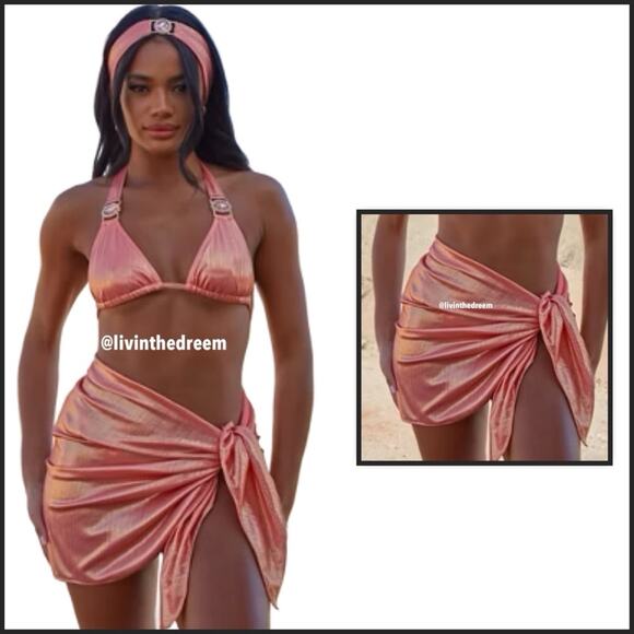 Moda Minx Other - Moda Minx Shimmering Lights Short Sarong $59